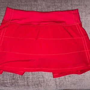 Lululemon Athletica Pace Rival Red Skirt